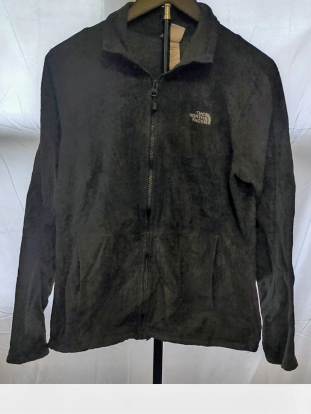The North Face Black Women's Full-Zip Performance Fleece Jacket- Olive Green